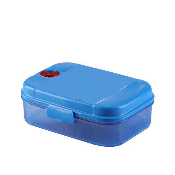 Trendy lunch Box Very practical design to use at school. Double-deck lunch box and movable plastic divider. Lunch box set + spoon, fork, and knife. High quality Plastic materials BPA Free. Keeps Food Fresh & conserves its flavors. Dishwasher safe Microwave safe