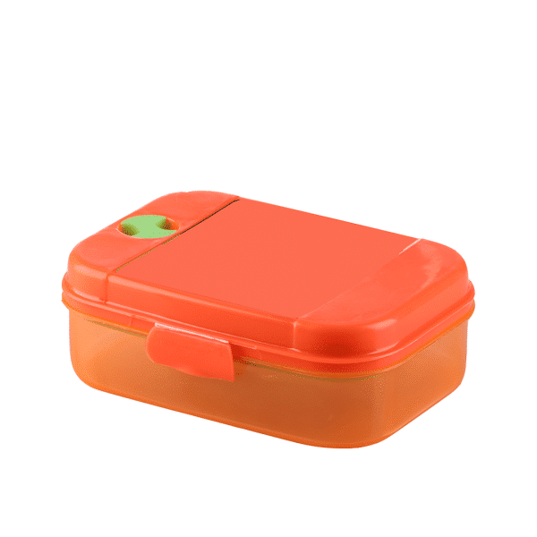 Trendy lunch Box Very practical design to use at school. Double-deck lunch box and movable plastic divider. Lunch box set + spoon, fork, and knife. High quality Plastic materials BPA Free. Keeps Food Fresh & conserves its flavors. Dishwasher safe Microwave safe