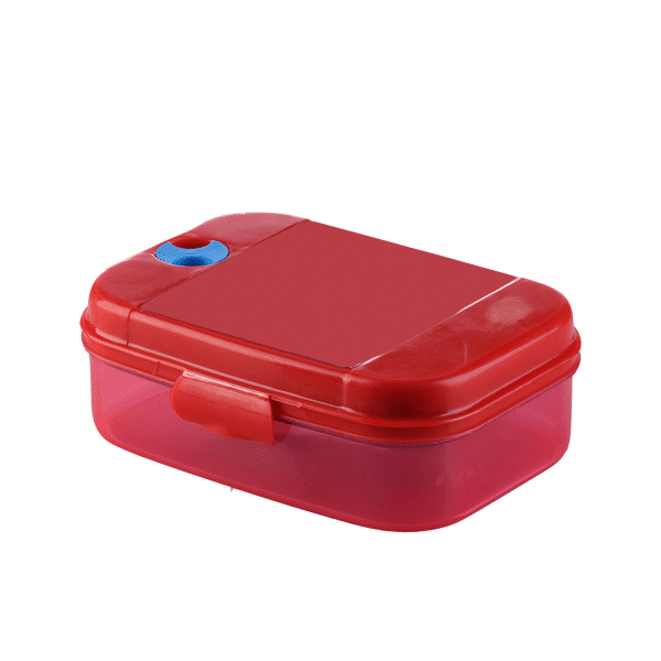 Trendy lunch Box Very practical design to use at school. Double-deck lunch box and movable plastic divider. Lunch box set + spoon, fork, and knife. High quality Plastic materials BPA Free. Keeps Food Fresh & conserves its flavors. Dishwasher safe Microwave safe