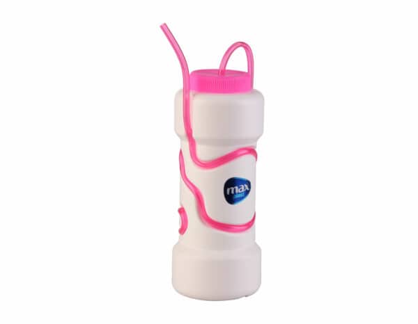 A bottle of water & juices for children.
Attractive design shape for children equipped with a flexible straw.
Keeps water fresh and preserves its flavours.
Plastic Bottle Made of high quality BPA free material.