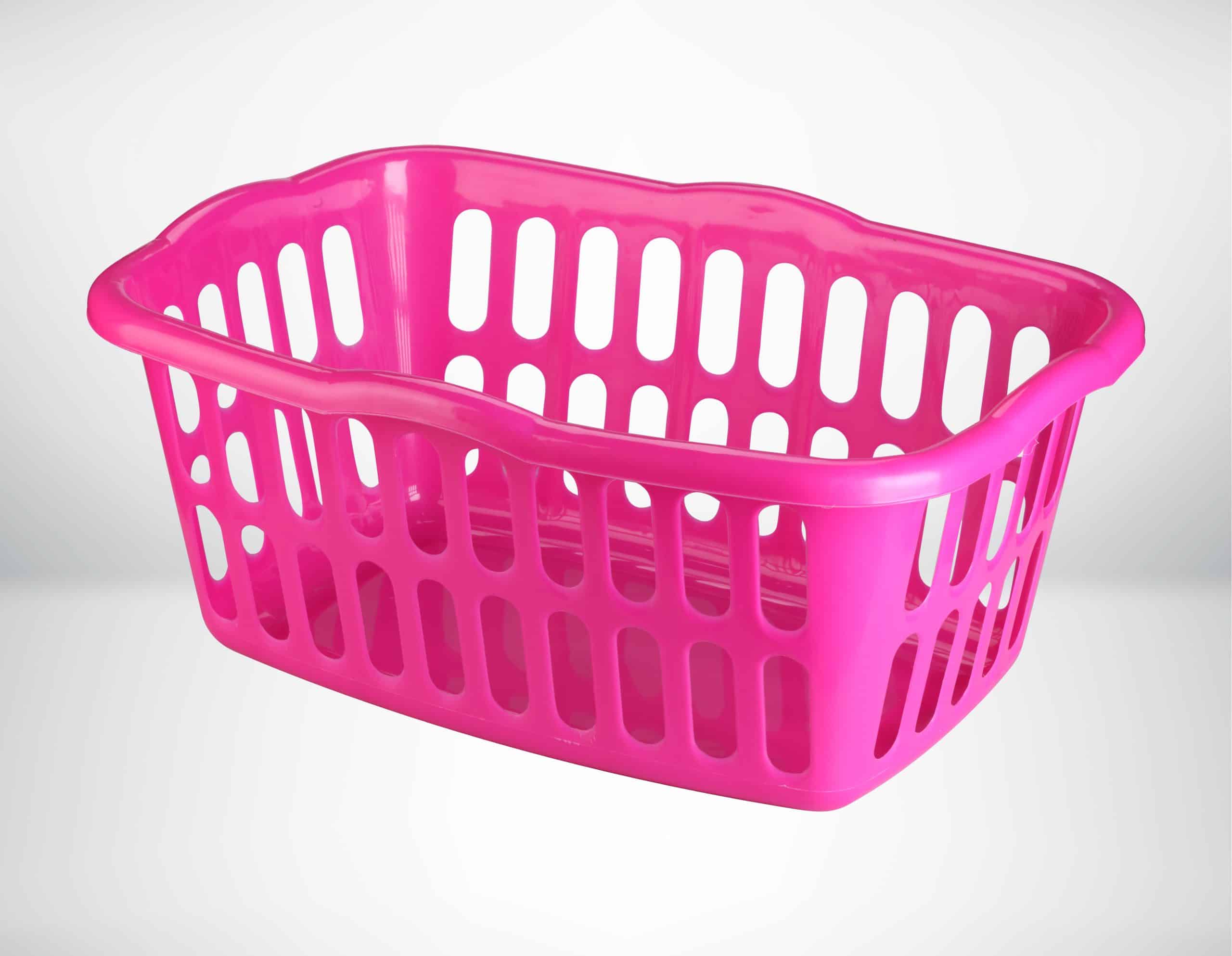 Plastic Laundry Basket 54 Litre 47 x 36 x 64cm 9554 (Big Parcel