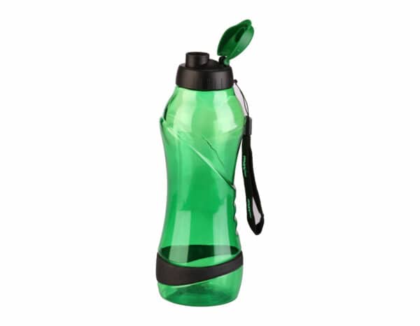 An elegant water bottle with an attractive design.
The design developed for great an experience and comfortable to hold.
Sealed to prevent water leakage.
Plastic Bottle Made from high quality BPA free material.
Dishwasher safe for easy cleaning, freezer safe.