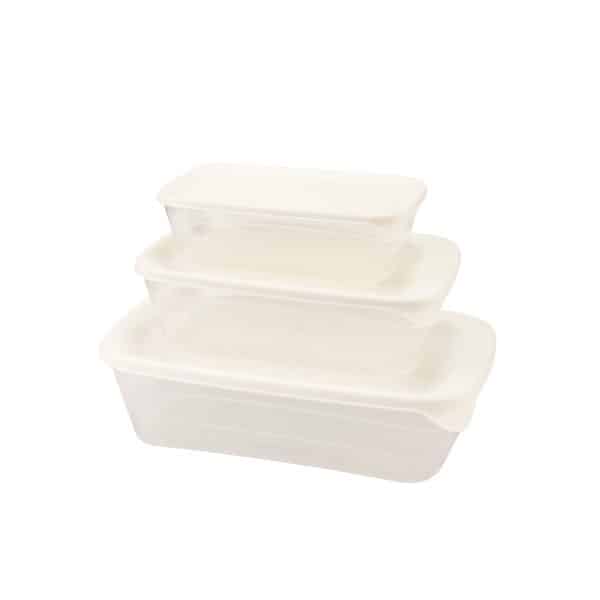 Rectangular food container  -  easy locking keep food fresher for longer. - Fridge, Freezer, Microwave (without lid) and Dishwasher safe (top rack) - Perfect for storing meat, vegetables, fruits, food packets, cheese, dried foods and much more. -  BPA-Free plastic for everyday use.