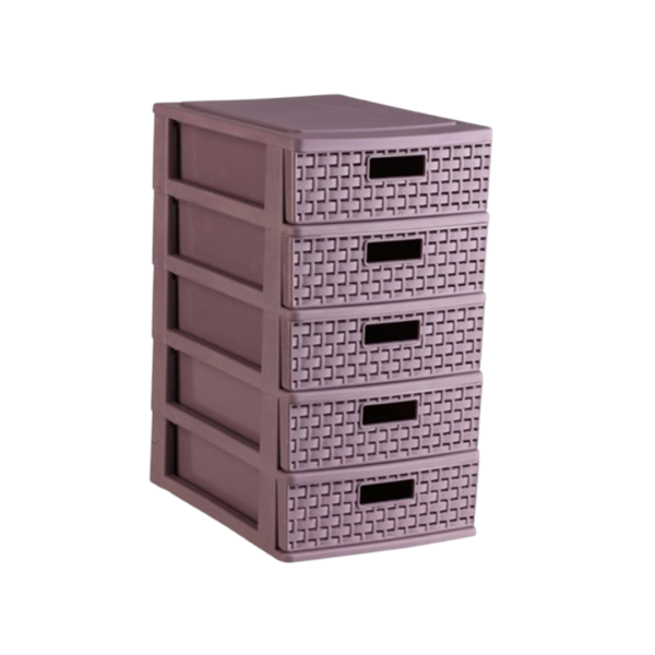 Rattan Drawers 5 Layers