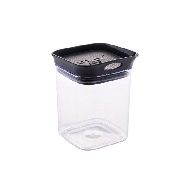 Woody Square Stackable Jar (800 ml)