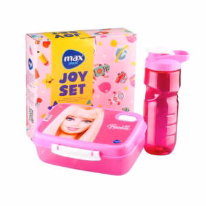 Lunch box & Water bottle Joy Set - بينك